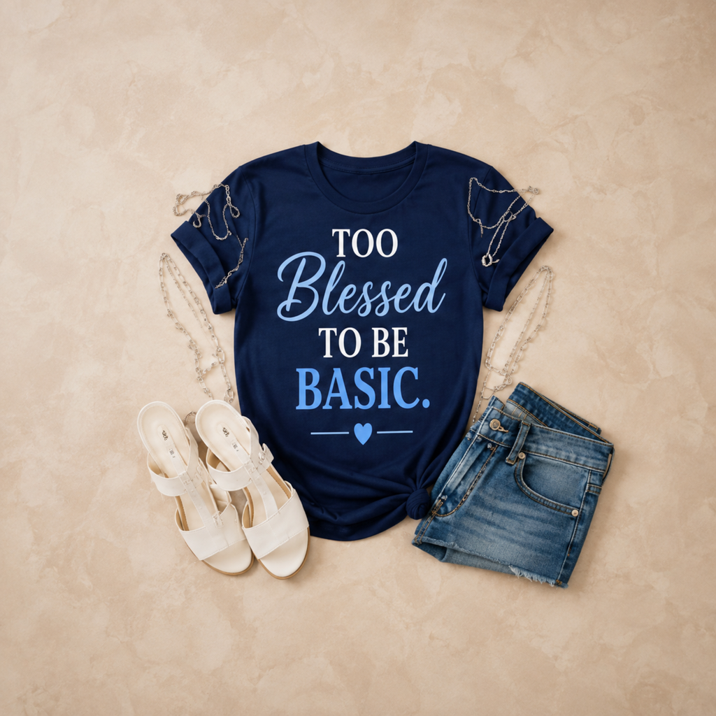 Too Blessed to Be Basic Tee